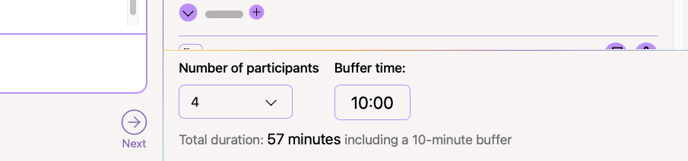total and buffer time